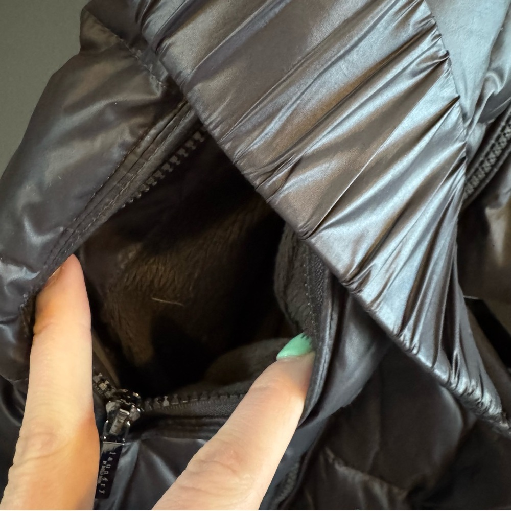 Laundry by Shelli Segal Down & Feather Long Puffer Coat - Picture 4 of 11